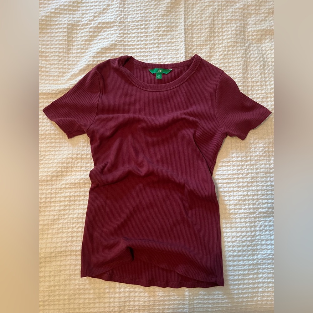 Plum Basic T-shirt 🍆🍇💜🤍